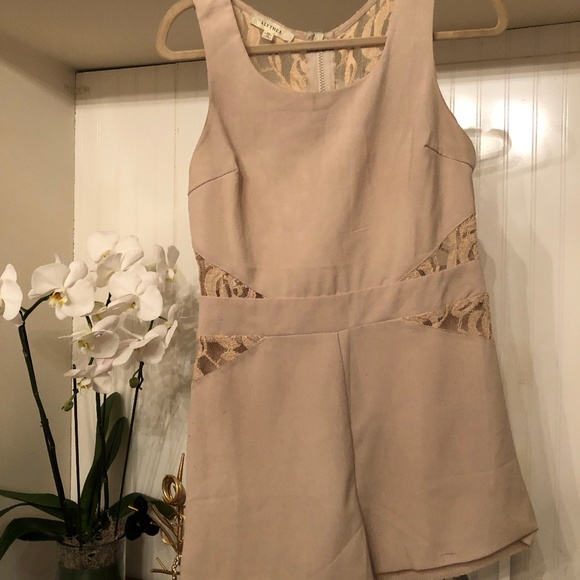 Alythea Other - Tan Romper Alythea Other - Tan Romper